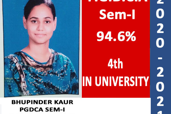 Bhupinder PGDCA
